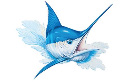 Marlin Head Fish Graphics